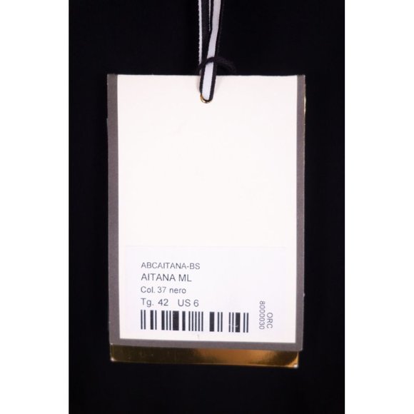 NWOT CHIARA BONI LA PETITE ROBE New 6 42 Aitana Body-Con Dress in Black - Picture 8 of 8